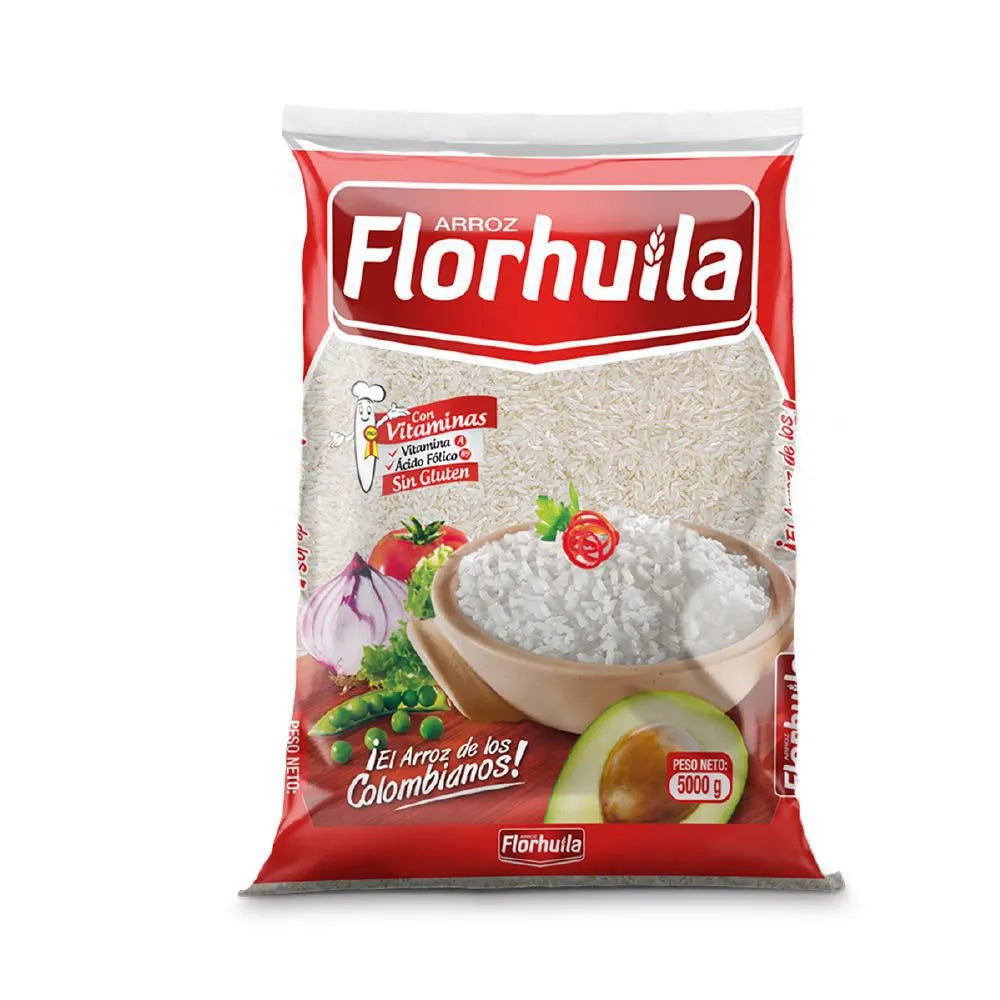 Arroz Flor Huila 5000g
