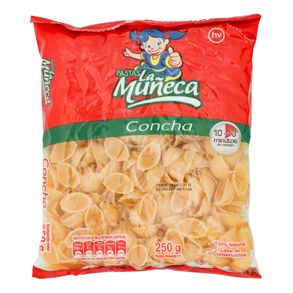 Pasta La Muñeca 250g Concha