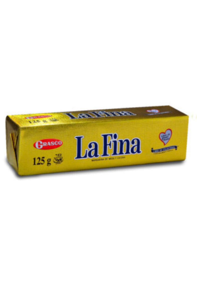 Margarina La Fina 125 grs barra