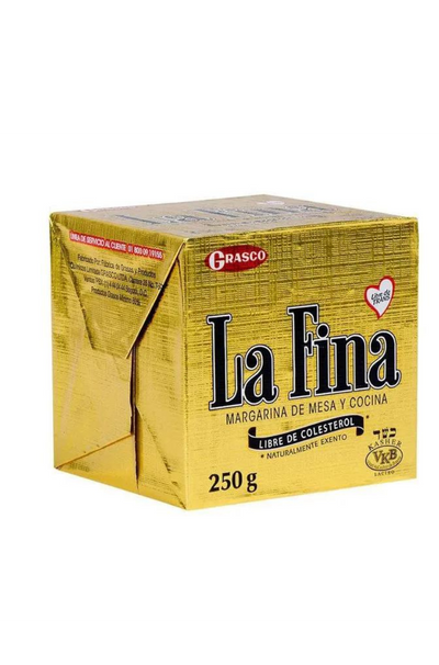 Margarina La Fina 250g barra