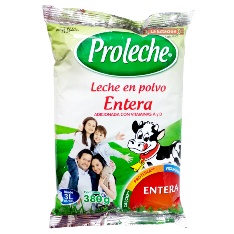 Leche en polvo Proleche 380g